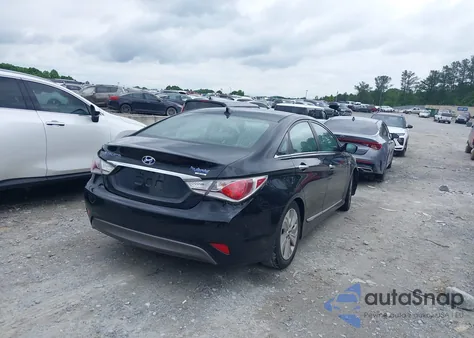 2014 Hyundai Sonata Hybrid Limited из США, поврежденный, VIN KMHEC4A48EA111009